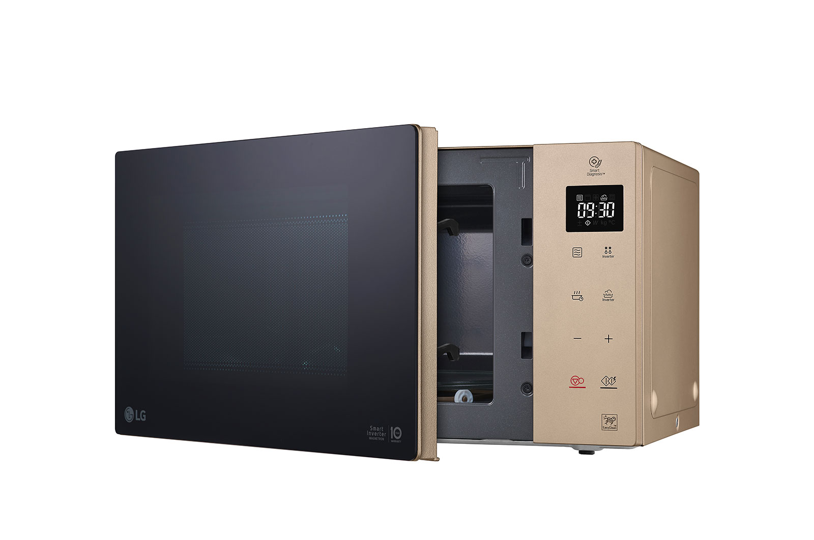 Foto microonde LG MH6535GISA semiaperto