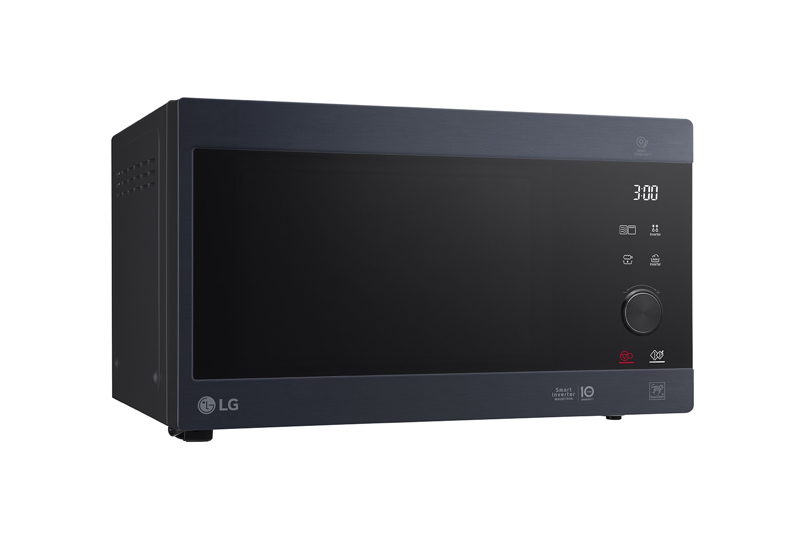 LG Microonde NeoChef 25 litri, potenza 1000W | Frittura leggera, Grill, Lievitazione, Ricette, Smart Inverter | Inox nero, MH6565CPW