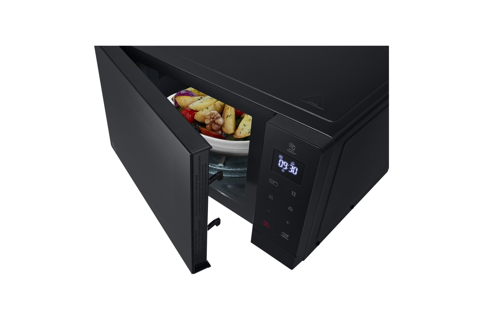 LG Microonde NeoChef 30 litri, potenza 900W | Grill, Scongelamento, Ricette, Timer e orologio, Smart Diagnosis | Nero, MH7032JAS