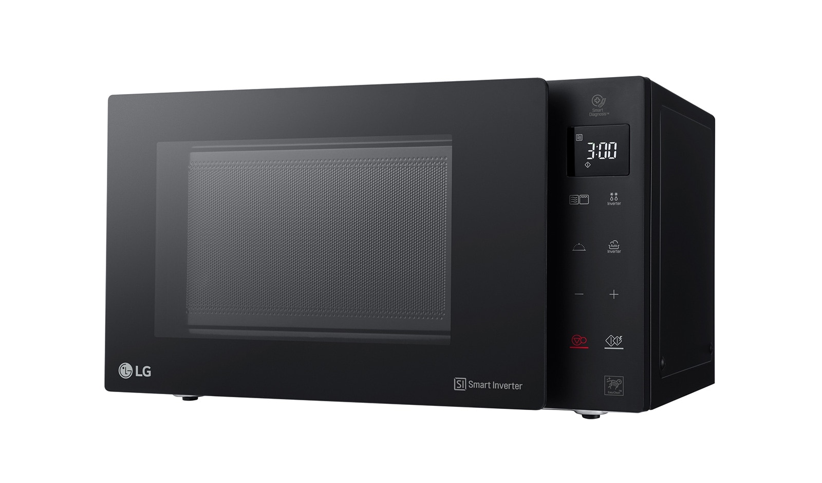 LG Microonde 32 litri, potenza 1200W | Grill e Frittura leggera, Smart Inverter, Nero, MH7235GPS