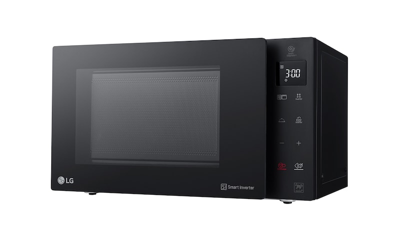 LG Microonde 32 litri, potenza 1200W | Grill e Frittura leggera, Smart Inverter, Nero, MH7235GPS