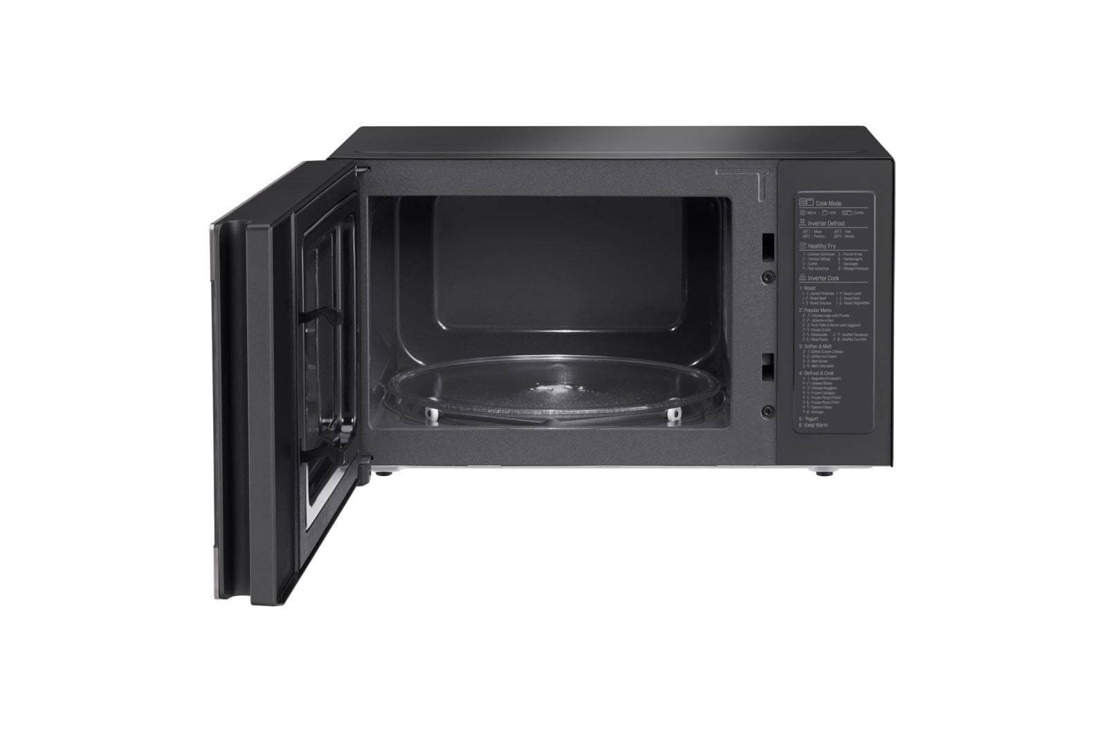 LG microonde Smart Inverter Grill 32 litri Potenza 1350W Colore Grigio Cenere, MH7265CPT