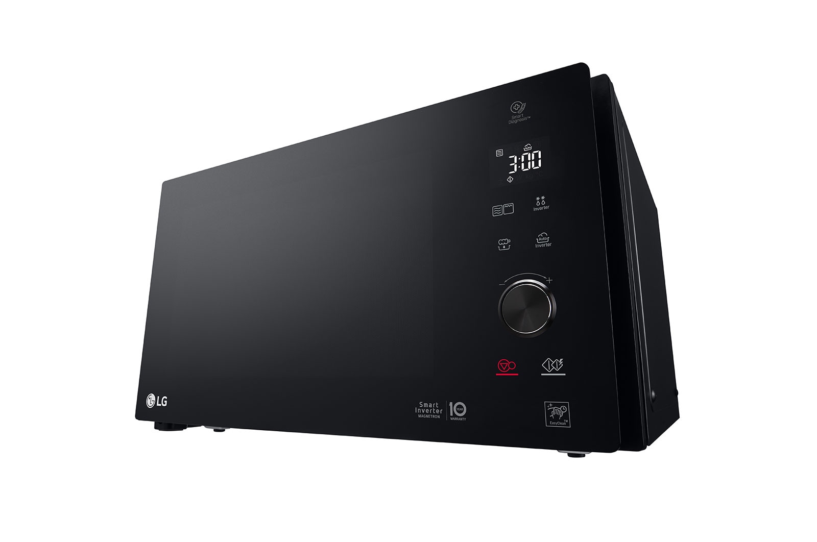 LG Microonde 32 litri, potenza 1200W | Grill e Frittura leggera, Smart Inverter, Nero, MH7265DPS