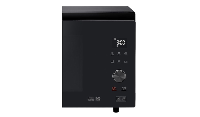 LG Microonde combinato 39 litri, potenza 1100W | Frittura leggera, Smart Inverter, Nero, MJ3965BPS