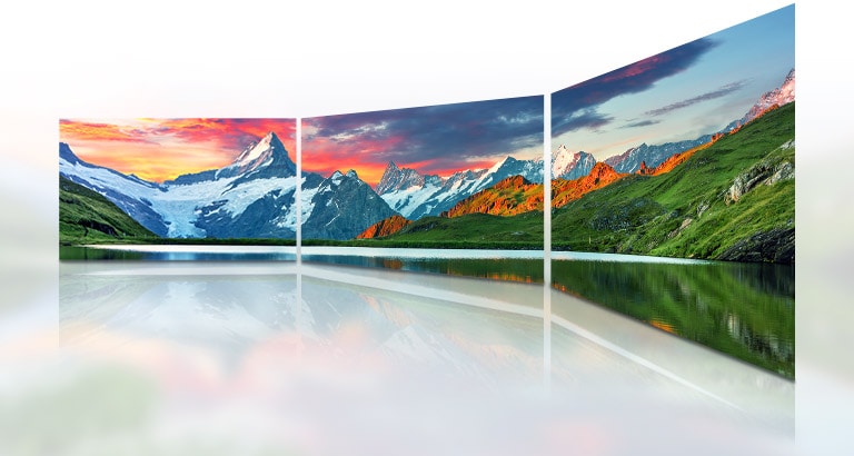 Il Monitor TV LG assicura immagini nitide con ampie angolazioni