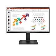 Vista frontale di LG Business | Monitor 24" | Full HD, IPS, Speaker integrati 24BP45SP-B
