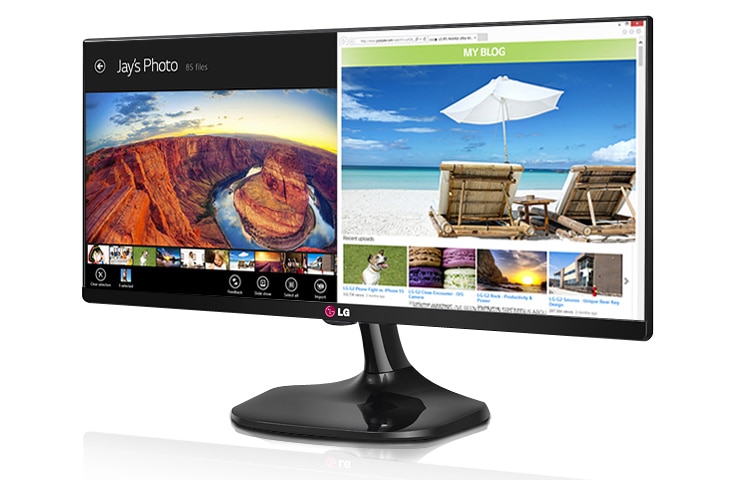 LG Monitor UltraWide® IPS LED 25 pollici, 21:9, Mac Compatibile, MC DFC 5.000.000:1, luminosità 300 cd/m2, angolo di visuale 178°/178° e attacco Vesa., 25UM65