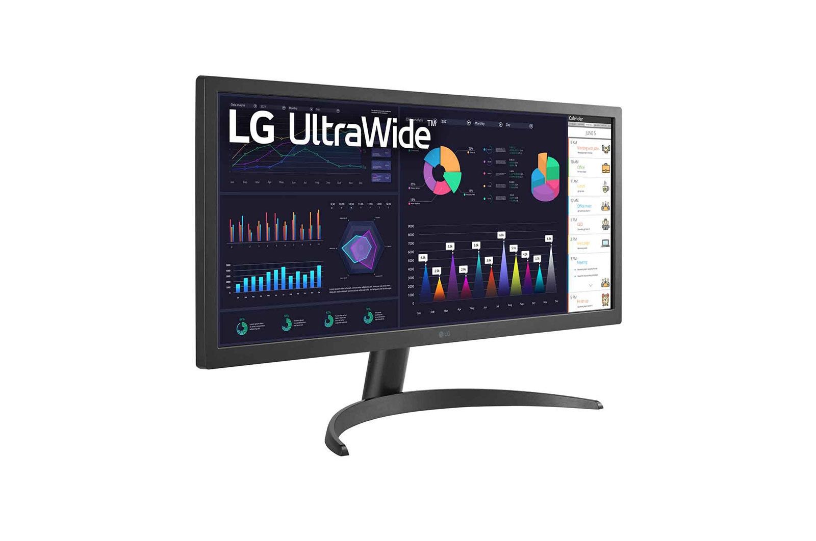 LG UltraWide | Monitor 26" Serie WQ500 | Full HD 21:9, IPS, HDR, 26WQ500-B