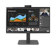 LG Business | Monitor Docking 27'' | Full HD, IPS, USB-C, RJ45, Webcam e Speaker integrati, 27BR750C-C