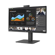 LG Business | Monitor Docking 27'' | Full HD, IPS, USB-C, RJ45, Webcam e Speaker integrati, 27BR750C-C