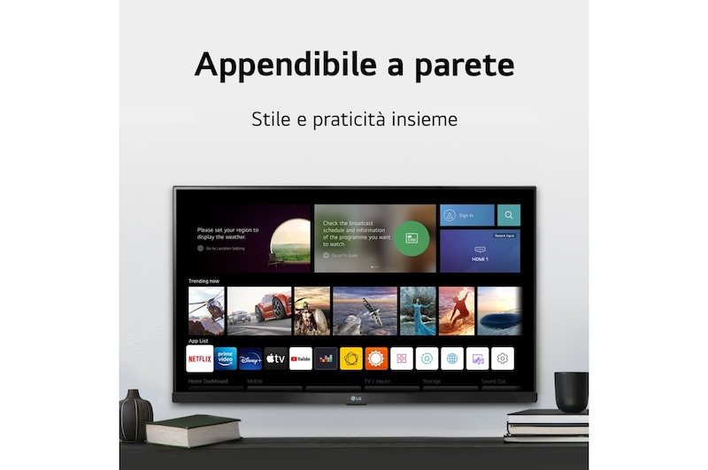 LG Full HD | TV 27" Serie TQ615S | Full HD, IPS, smart TV webOS 22, Nero, 27TQ615S-PZ