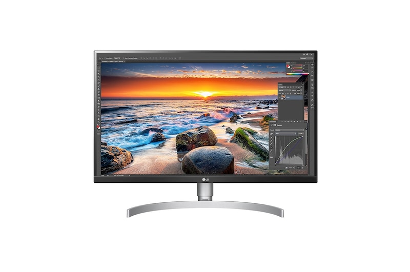LG Monitor PC IPS 27" 16:9 Ultra HD 4K Design Slim (3 lati) Pivot USB-C, 27UK850-W