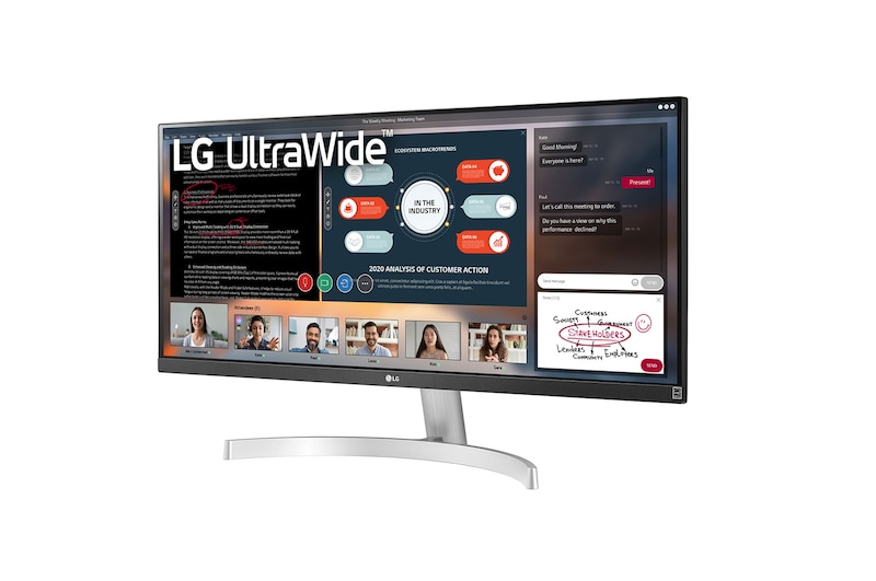 LG Monitor UltraWide IPS 29” 21:9 Full HD HDR, 29WN600-W
