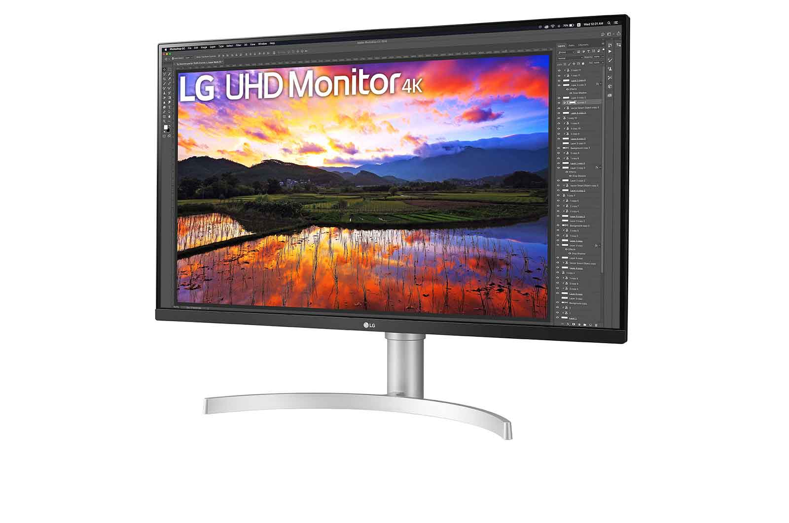 LG Ultra HD | Monitor 32" Serie UN650P | 4K HDR, IPS, DCI-P3 95%, Speaker Integrati, 32UN650P-W