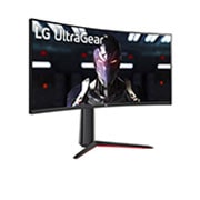 LG UltraGear | Monitor Gaming 34" Serie GP63A | Quad HD 21:9 Curvo, 1ms MBR, 160Hz, 34GP63A-B