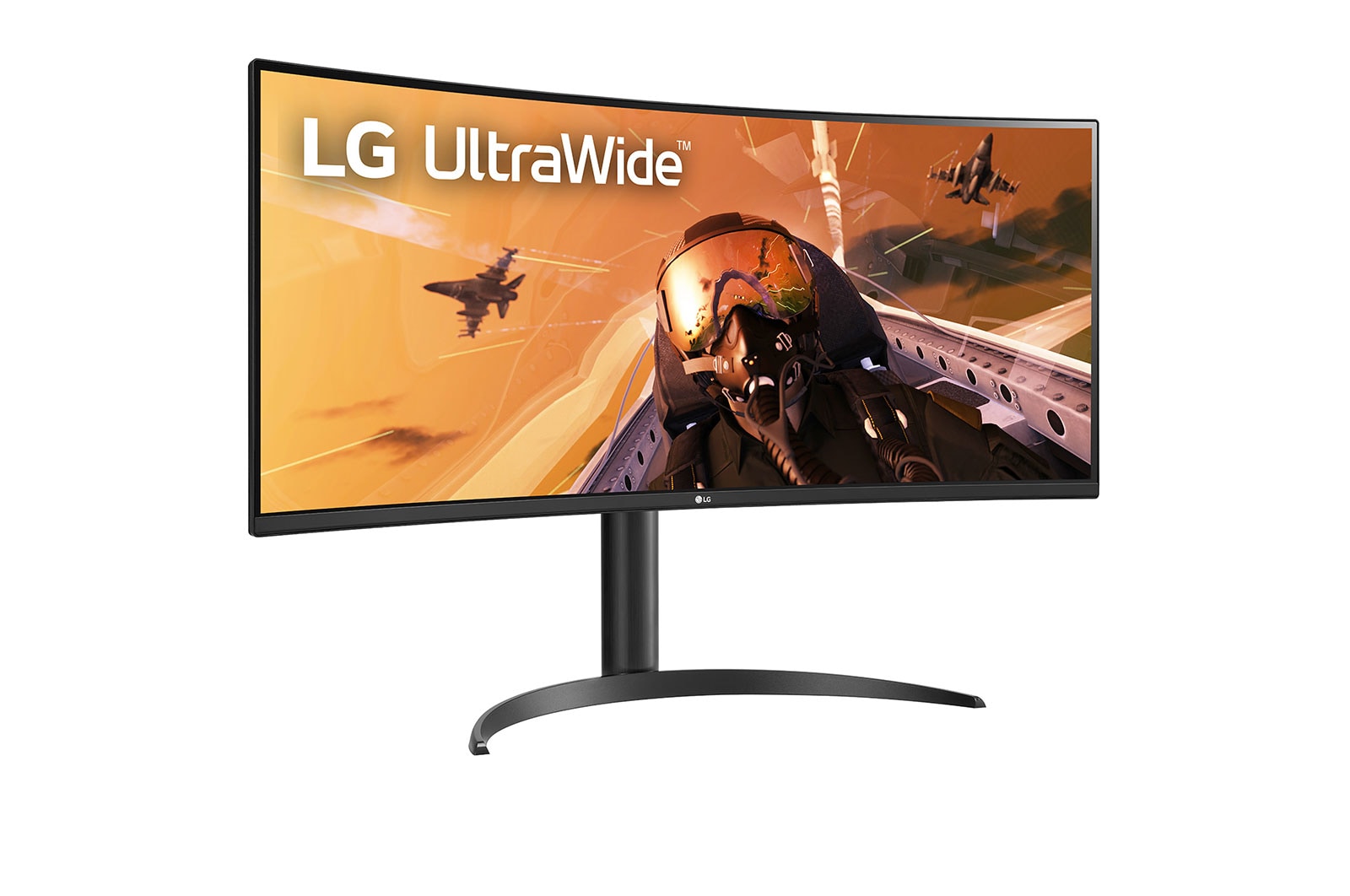 LG UltraWide | Monitor 34'' Serie WP75C | QHD 21:9 Curvo, 1ms, 160Hz, Speaker Integrati, USB-C , 34WP75CP-B