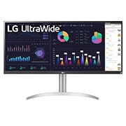 LG UltraWide | Monitor 34" Serie WQ650 | Full HD 21:9, IPS, HDR 400, Speaker Integrati, 34WQ650-W