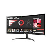 LG UltraWide | Monitor 34" Serie WR50QC | QHD 21:9 Curvo, HDR, 100Hz, 34WR50QC-B