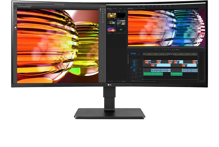 Il display QHD 21:9 (3440x1440) offre uno schermo 2,4 volte più ampio del modello Full HD 16:9 (1920x1080), fornendo 880px in più di un QHD 16:9 (2560x1440).