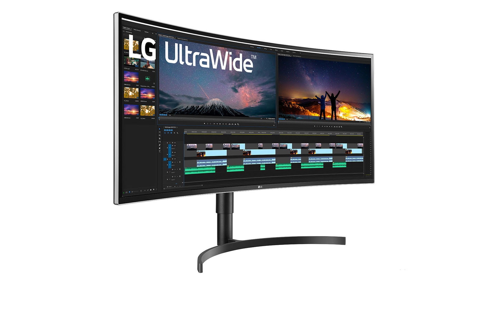 LG Monitor UltraWide IPS 38” 21:9 Curvo QHD+ HDR, 38WN75C