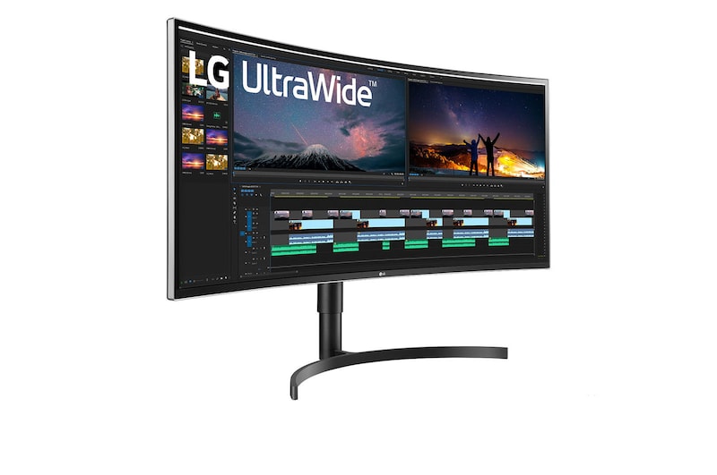 LG Monitor UltraWide IPS 38” 21:9 Curvo QHD+ HDR, 38WN75C