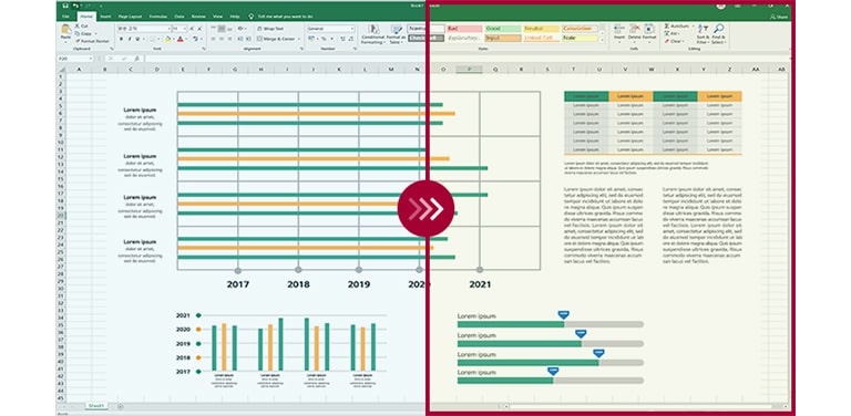 La modalità Reader regola la temperatura del colore e la luminosità per un’esperienza analoga alla lettura di un libro cartaceo.