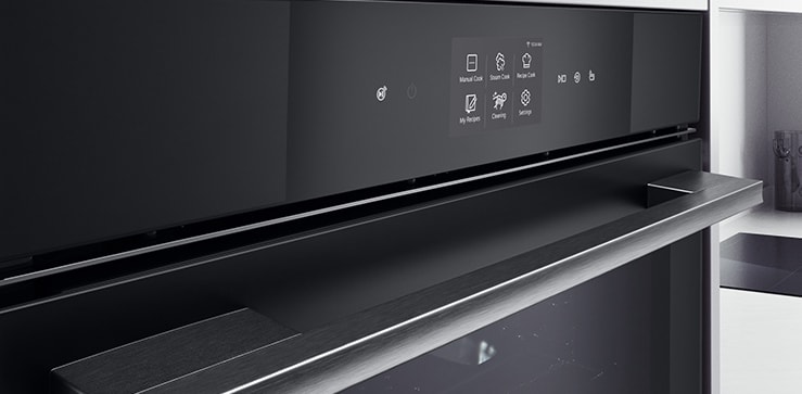 LG InstaView WSED7665B Forno da Incasso a Vapore, classe A++, 76L, 300°C,  Display touch 4,3, Air Fry, Sous Vide, Modalità Pizza, Pulizia EasyClean,  Pirolisi, Wi-Fi, Cerniere Ammortizzate, Nero : : Fai da