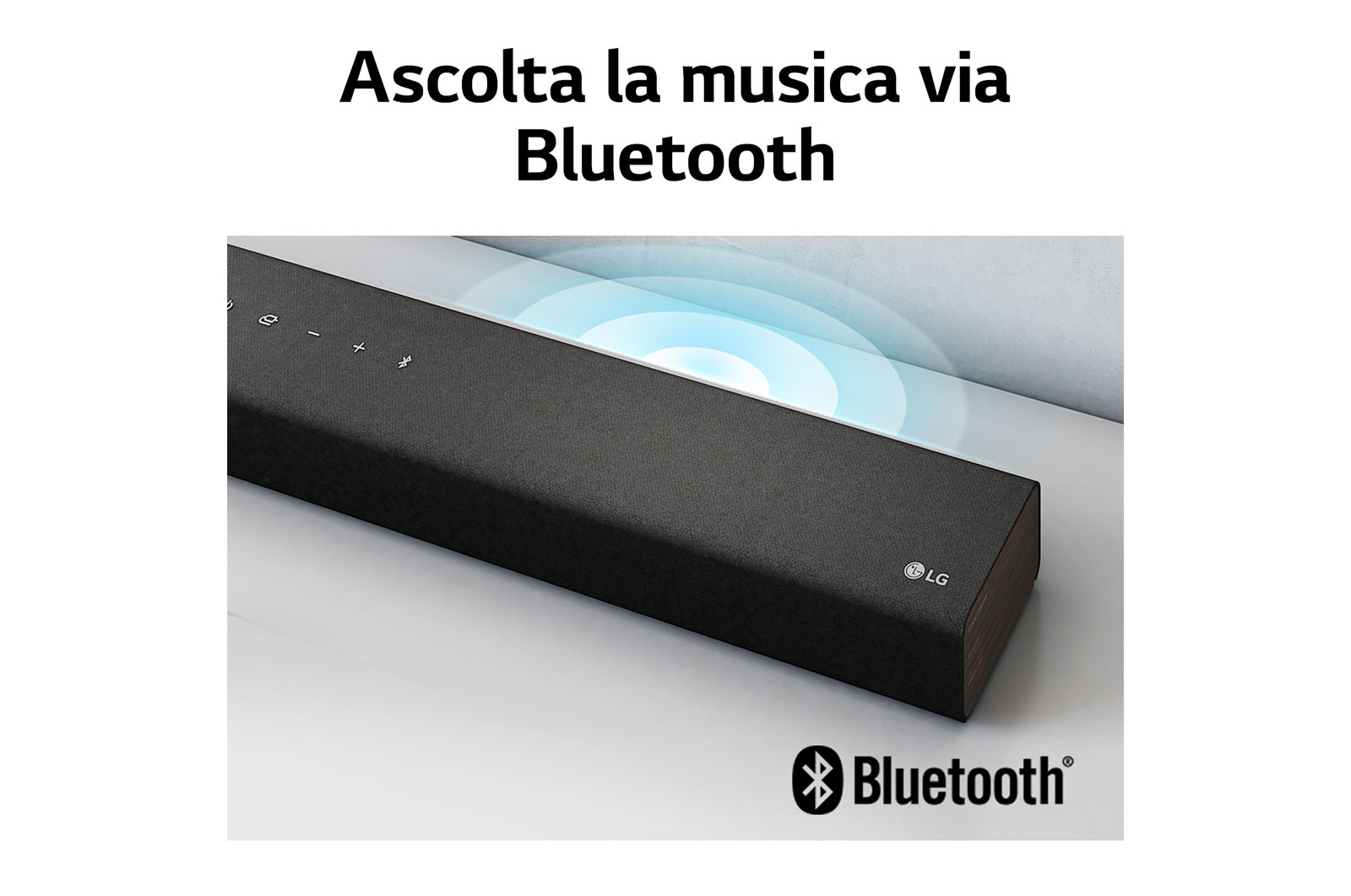 LG Soundbar Bluetooth per TV da 300 Watt LG, S40Q