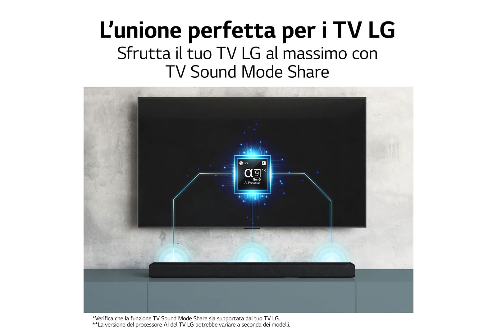 LG Soundbar per TV con audio a 3.1 canali LG, S65Q