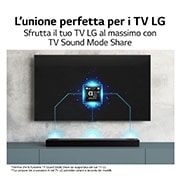 LG Soundbar per TV con audio a 3.1.2 canali LG, S75Q