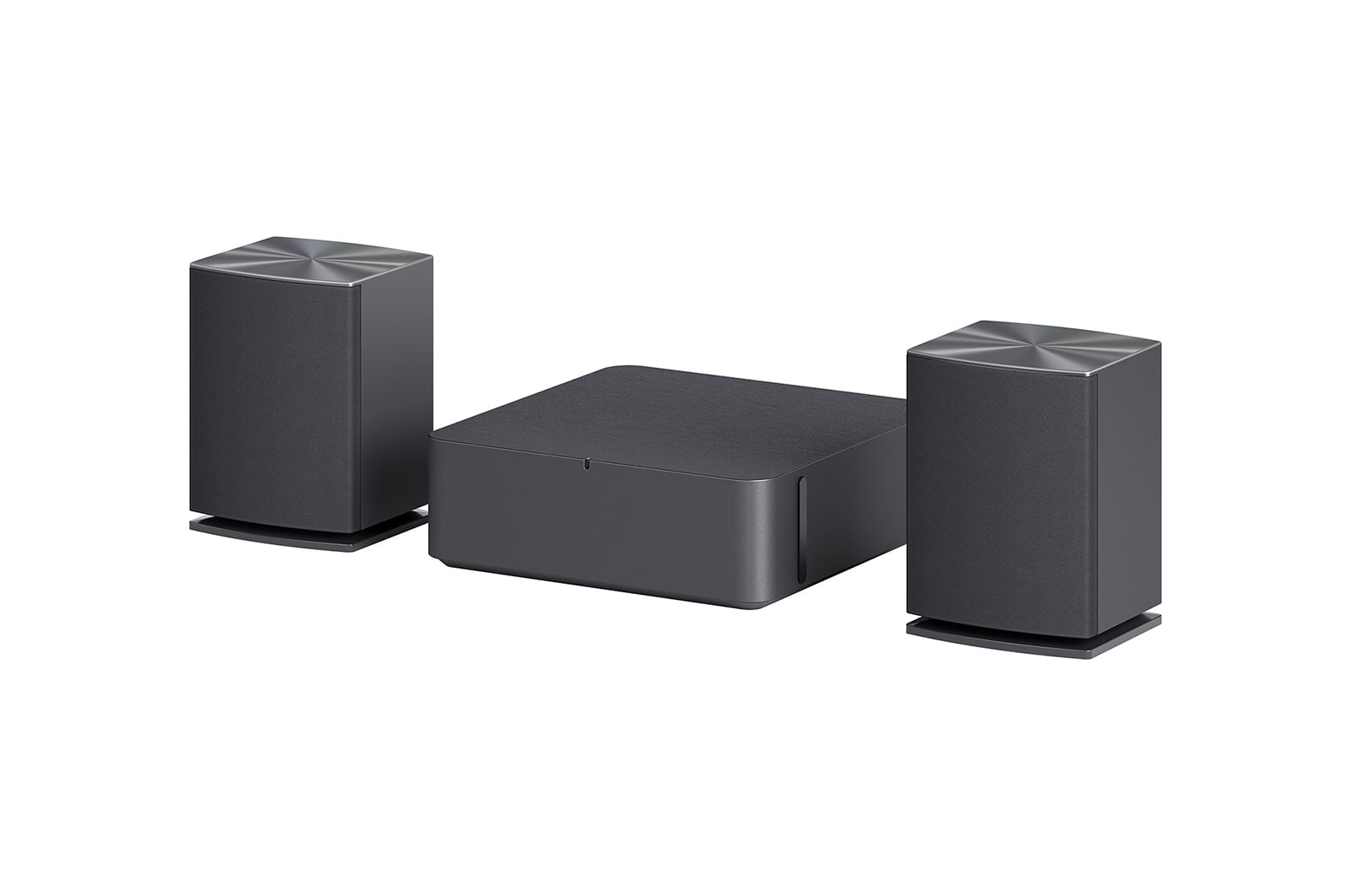 LG Soundbar SQC4R I 4.1 canali, 220W I Casse posteriori incluse, Dolby Digital, Subwoofer wireless, Bluetooth, USB, Ottico, SQC4R