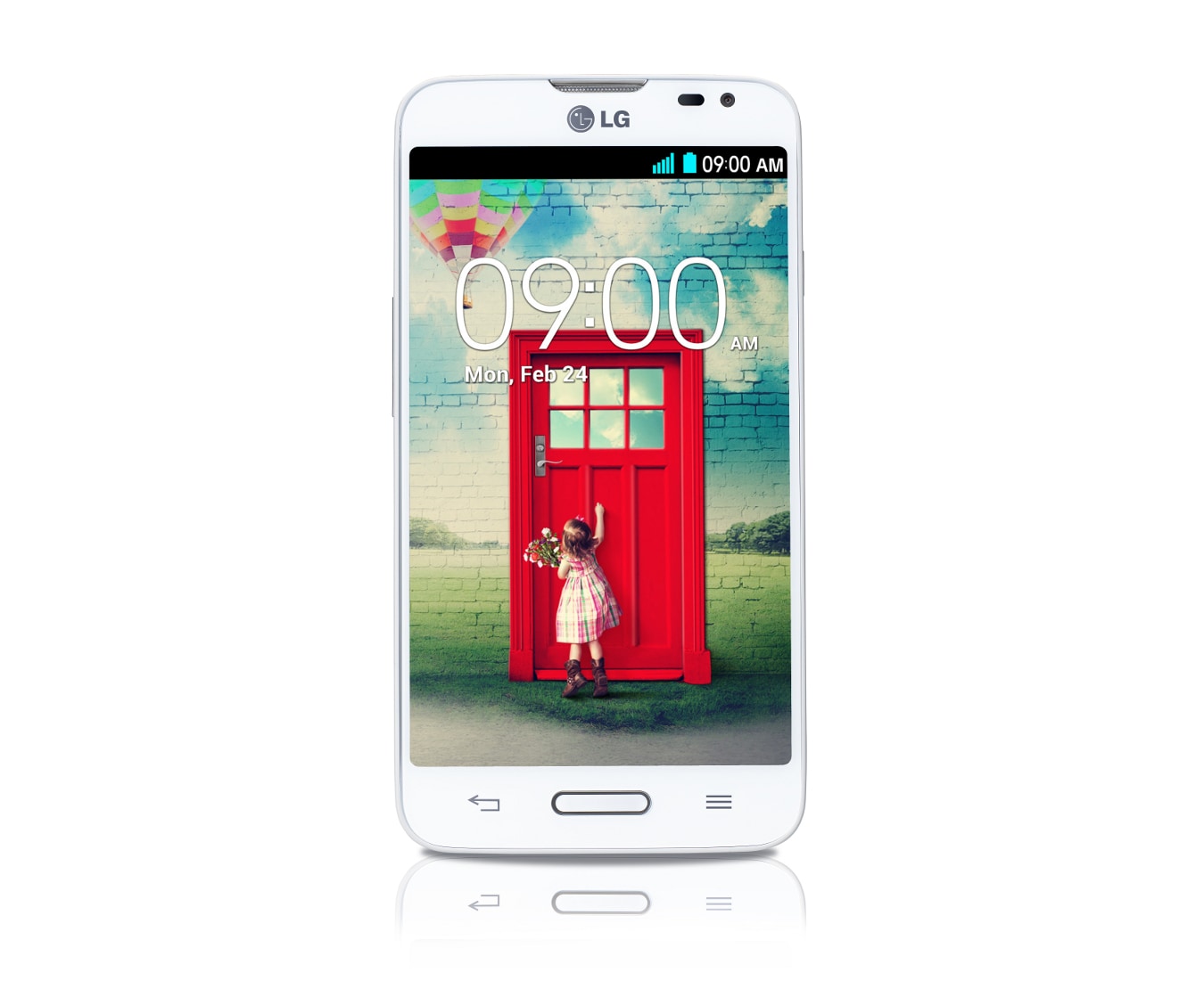 LG L70 (D320N) smartphone Android™ 4.4, L Series III, display da 4.5'', cpu Dual-Core 1.2GHz, Fotocamera 5MP, Knock Code™, LG L70 (D320N)