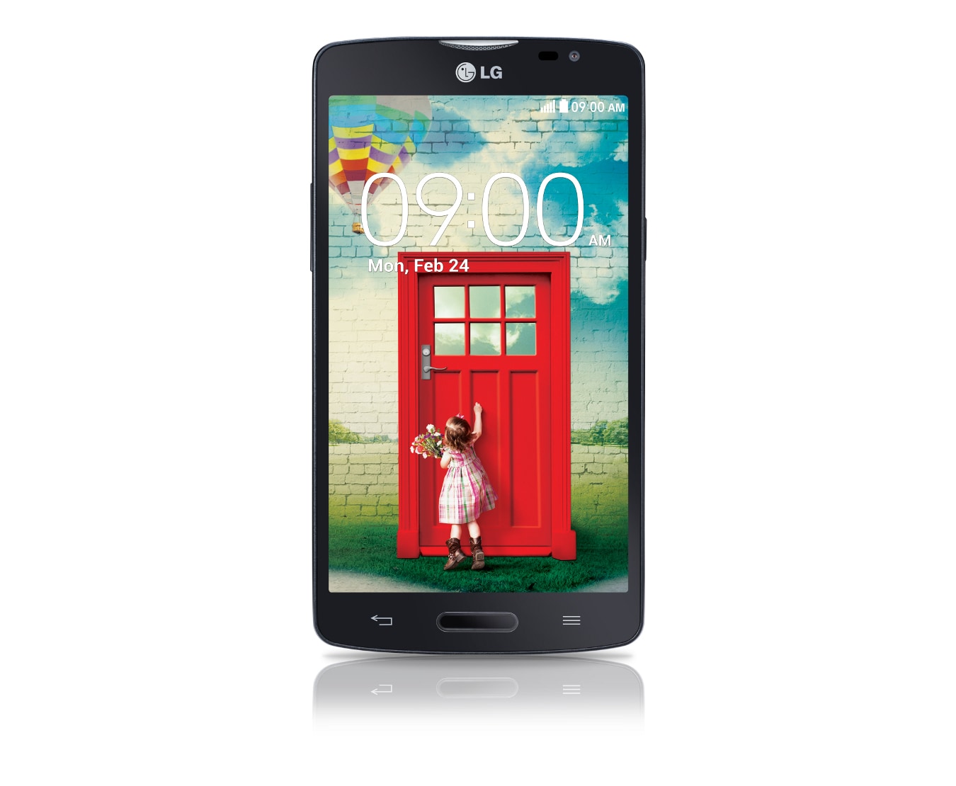 LG L80 (D373EU) smartphone Android™ 4.4, L Series III, display da 5'', cpu Dual-Core 1.2GHz, Fotocamera 8MP, Knock Code™., LG L80 (D373EU)