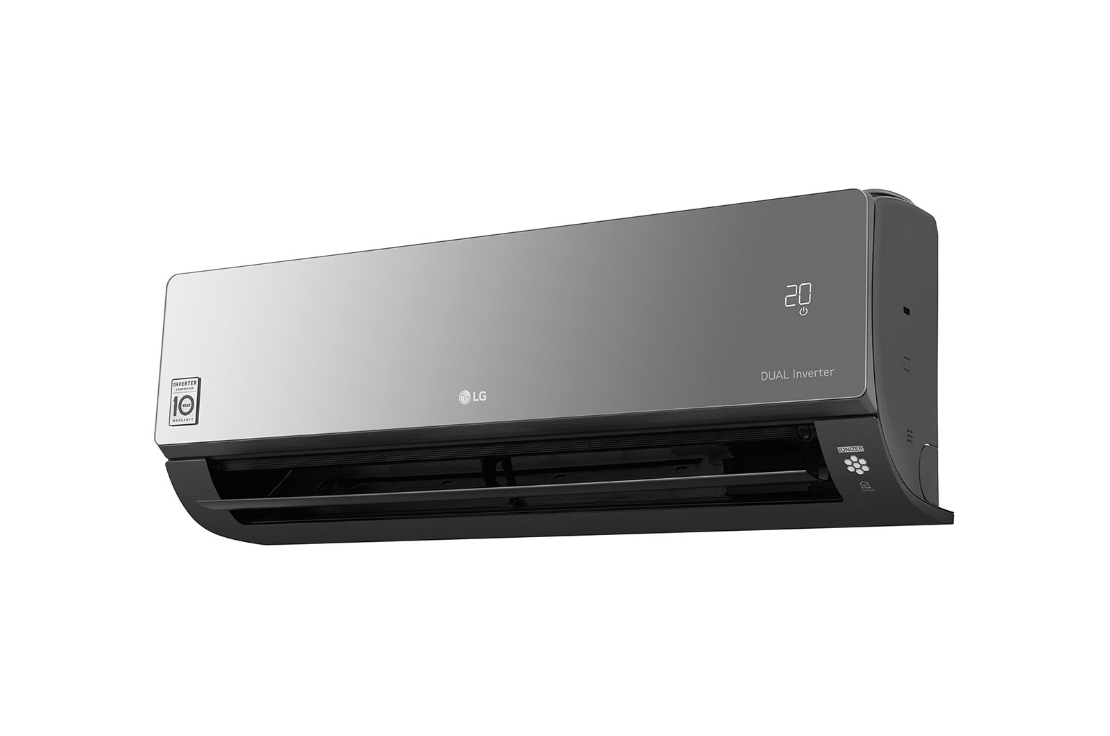 LG ARTCOOL Climatizzatore Inverter 12000 BTU, Mirror, Wi-Fi ThinQ, Ionizzatore, AC12BQ