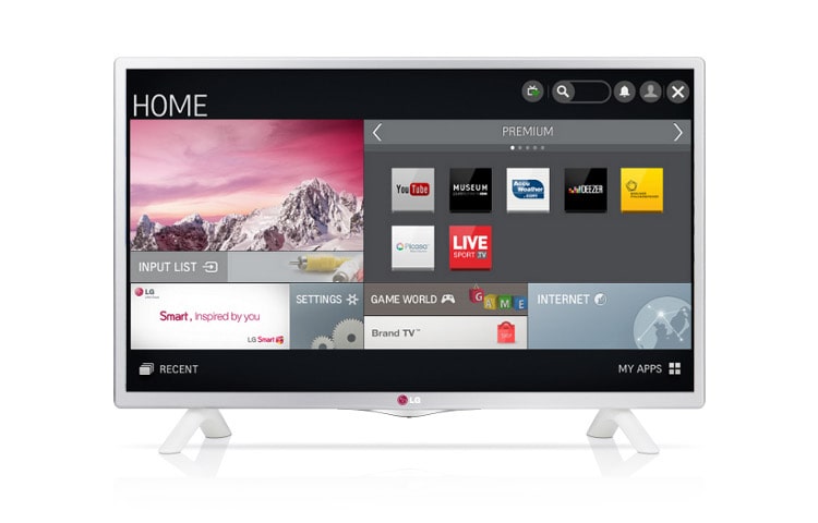 LG TV LED 28 pollici HD Ready, Smart TV con DVBT2, DVBS2 e potenza audio 10W 2.0 ch., 28LB490U
