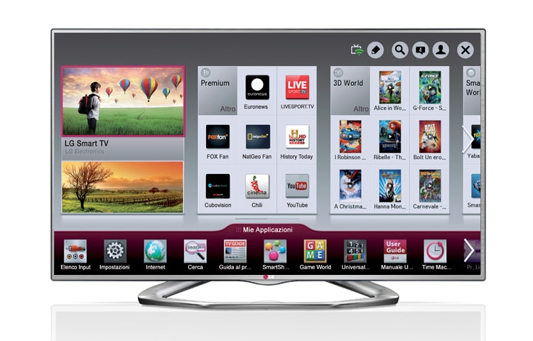 LG 42 pollici Smart TV Direct LED FULL HD 200 MCI, 42LN613S