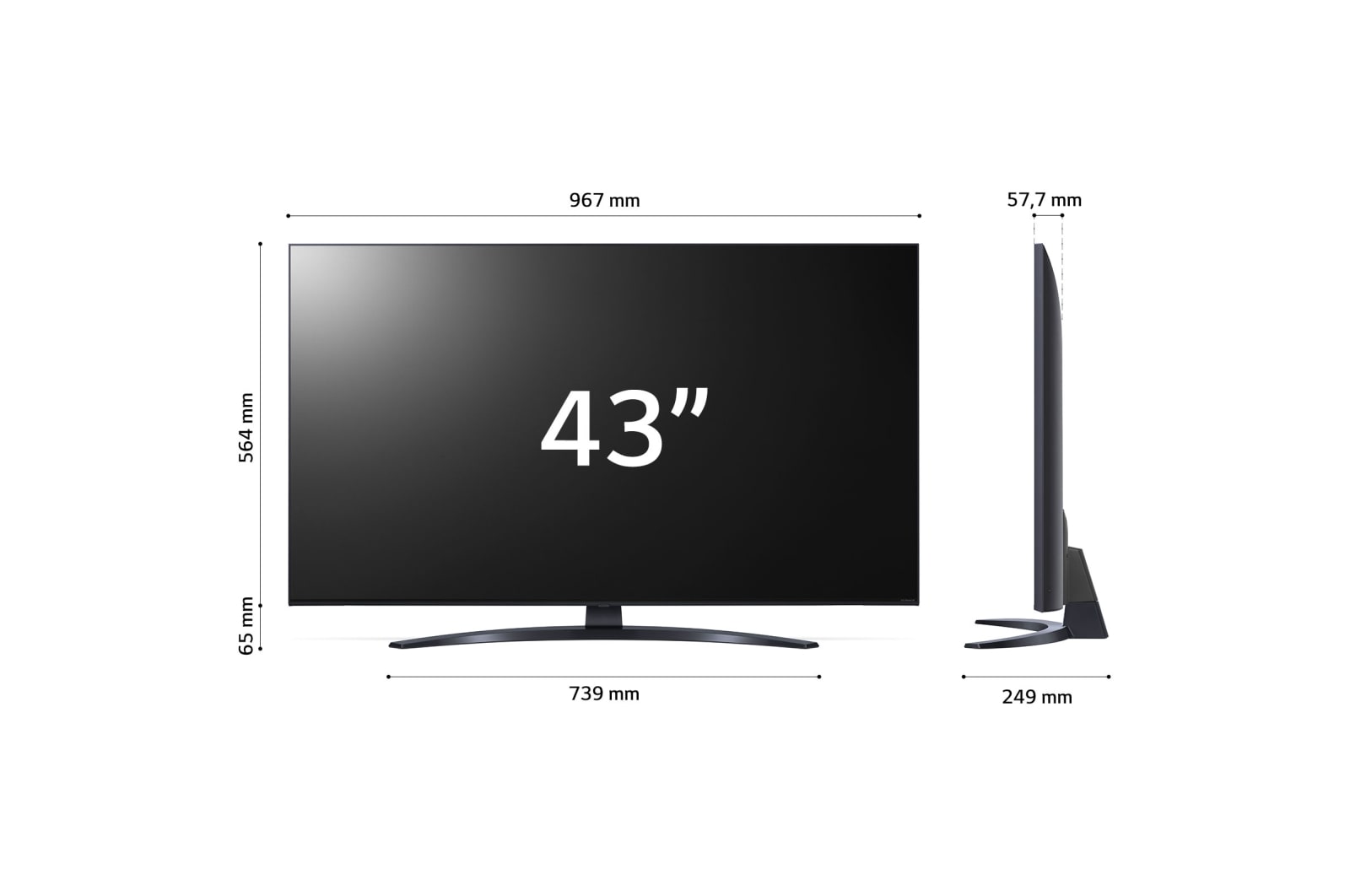 LG NanoCell | TV 75'' Serie NANO76 | 4K, Smart TV, HDR10 Pro, Filmmaker Mode, 75NANO766QA