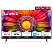 LG TV UHD | Serie UR80 43'' | 4K, α5 Gen6, HDR10, 20W, 3 HDMI, Game Optimizer, Wi-Fi 5, Smart TV WebOS 23, 43UR80006LJ