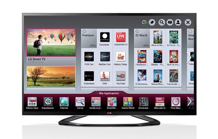 LG 47 pollici Smart TV Cinema 3D, 47LA640S