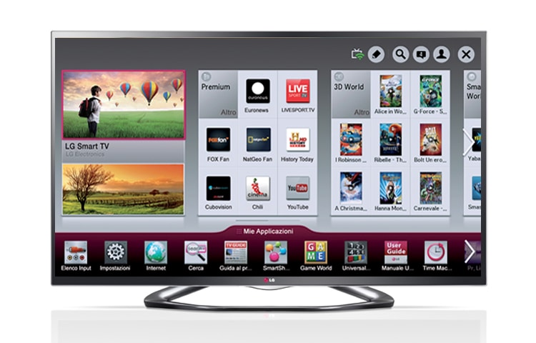 LG 47 pollici Smart TV Cinema 3D, 47LA641S
