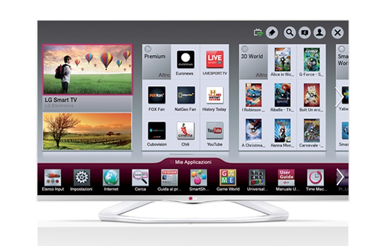 LG 47 pollici Smart TV Cinema 3D, 47LA667S