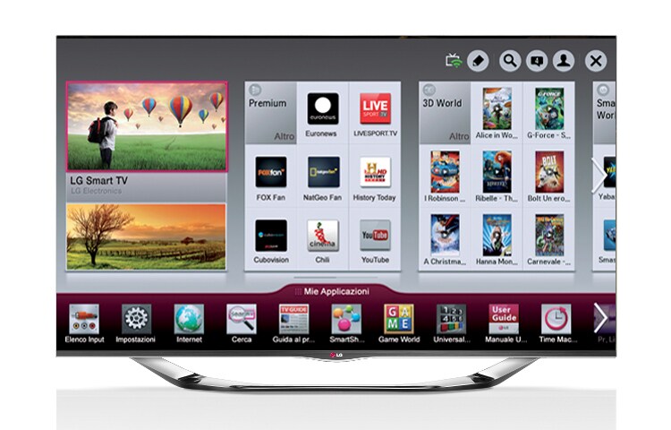 LG 47 pollici Smart TV Cinema 3D, 47LA691S