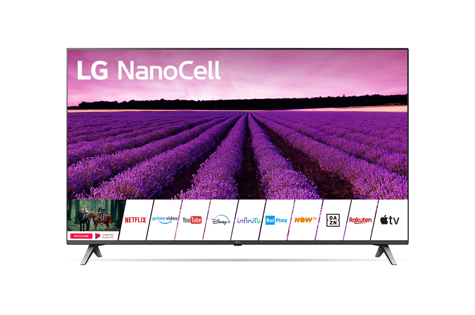 LG TV LED NanoCell AI 4K Cinema HDR 49'' Smart TV DTS Virtual:X Google Assistant e Alexa, 49SM8050PLC