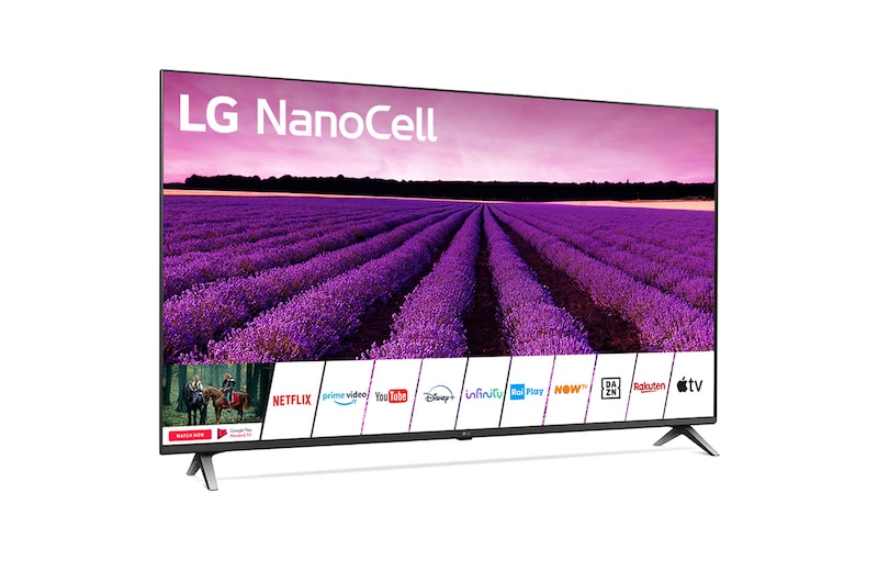 LG TV LED NanoCell AI 4K Cinema HDR 49'' Smart TV DTS Virtual:X Google Assistant e Alexa, 49SM8050PLC