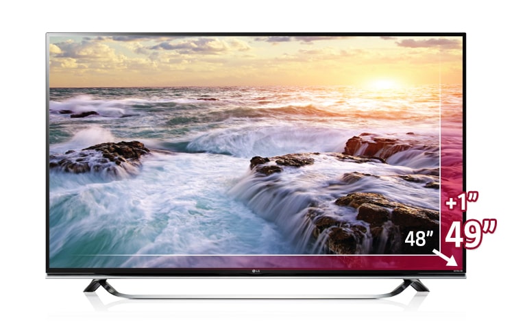 LG TV LED 49 pollici Ultra HD, Smart TV webOS 2.0 con DVBT2, DVBS2 e potenza audio 20W 2.0 ch., 49UF7787