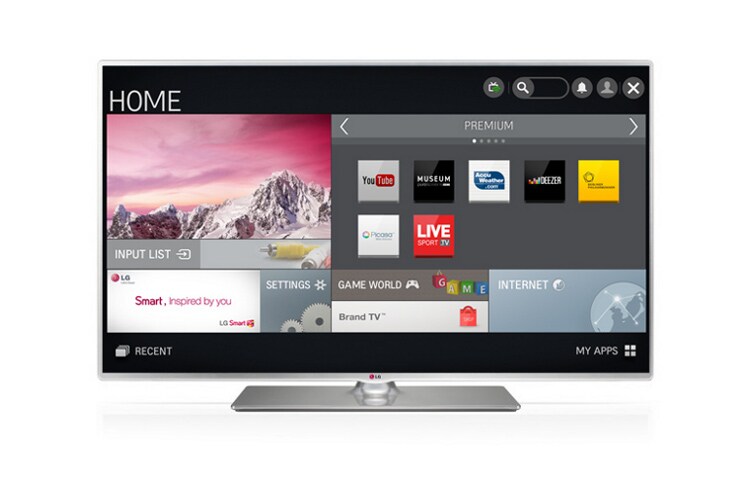 LG TV LED 50 pollici Full HD, Smart TV con DVBT2, DVBS2 e potenza audio 20W 2.0 ch., 50LB580V