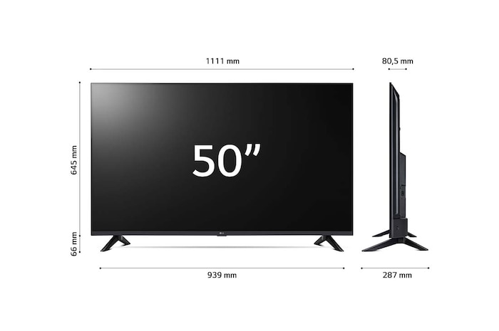 LG TV UHD | Serie UR73 65'' | 4K, α5 Gen6, HDR10, 20W, 3 HDMI, Game Optimizer, Wi-Fi 5, Smart TV WebOS 23, 65UR73006LA
