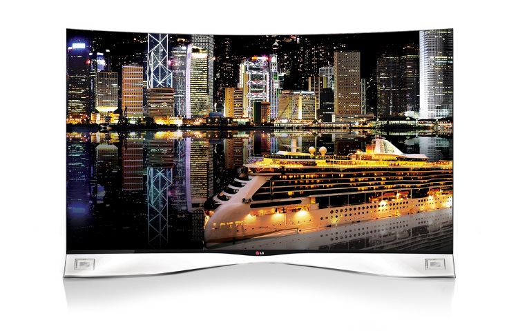 LG TV OLED Curvo 55 pollici - Cinema 3D Smart TV, Full HD e sistema audio Clear Speaker., 55EA980V