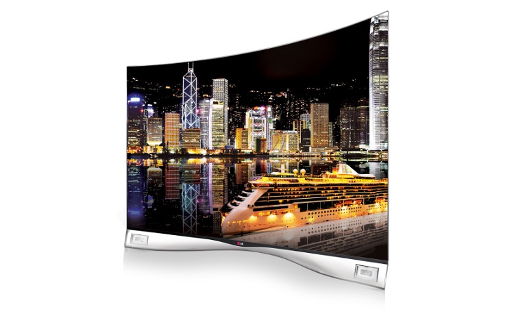 LG TV OLED Curvo 55 pollici - Cinema 3D Smart TV, Full HD e sistema audio Clear Speaker., 55EA980V