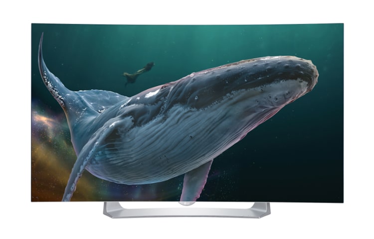 LG TV OLED Curvo 55 pollici Full HD, Smart TV webOS 2.0 Cinema 3D, DVBT2, DVBS2 e audio 20W 2.0 ch., 55EG910V